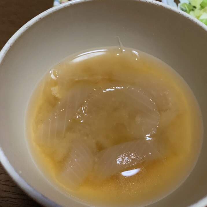 玉葱の味噌汁